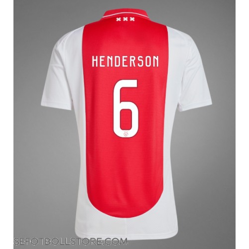 Ajax Jordan Henderson #6 Replika Hemmatröja 2024-25 Kortärmad